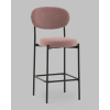 Стул Полубарный Бриф DD велюр пыльно-розовый