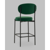 Стул Полубарный Бриф DD велюр зелёный