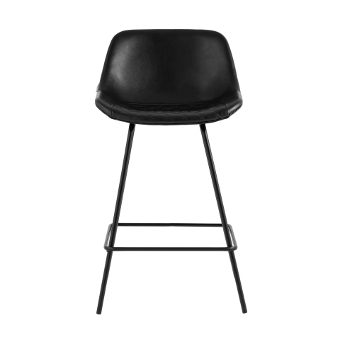 Стул полубарный Деймон экокожа черный