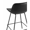 Стул полубарный Деймон экокожа черный