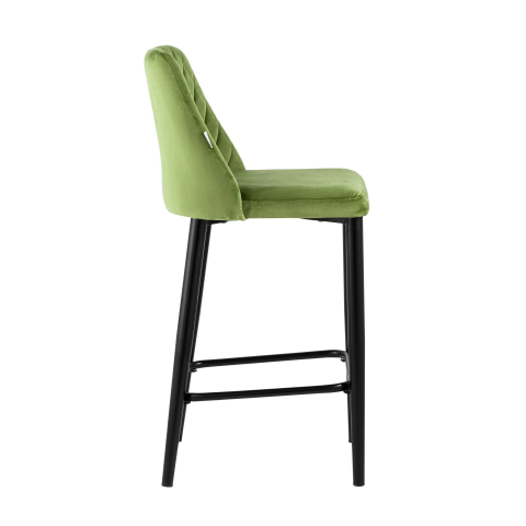 Стул полубарный Диего велюр травяной