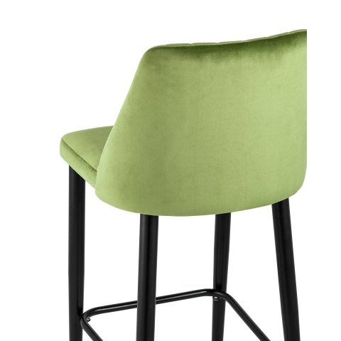 Стул полубарный Диего велюр травяной