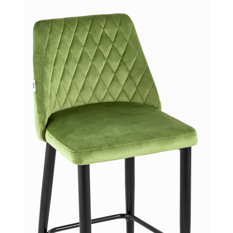 Стул полубарный Диего велюр травяной