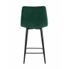 Стул полубарный Джанго велюр зелёный высота сиденья 60 см