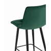 Стул полубарный Джанго велюр зелёный высота сиденья 60 см