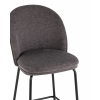 Стул полубарный Echo темно-серый