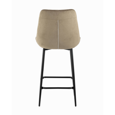 Стул полубарный Флекс велюр капучино