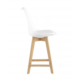 Стул полубарный FRANKFURT белый