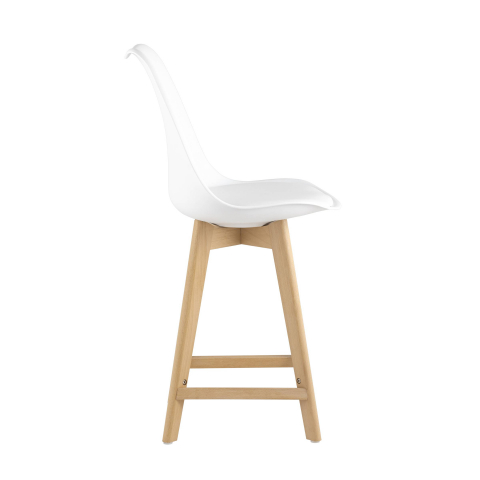 Стул полубарный FRANKFURT белый