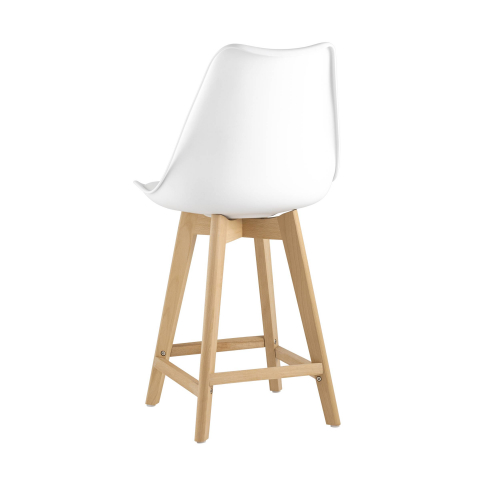 Стул полубарный FRANKFURT белый