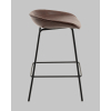 Стул полубарный Фуриоса экокожа коричневый