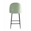 Стул полубарный Логан велюр фисташковый