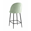 Стул полубарный Логан велюр фисташковый