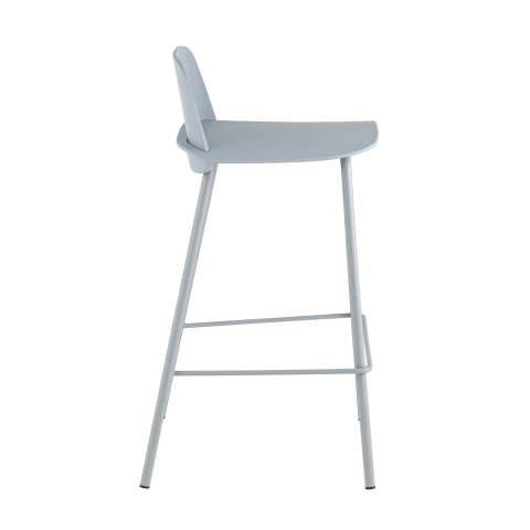 Стул полубарный Mist серо-голубой 4 шт