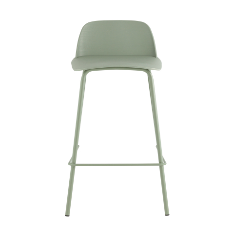 Стул полубарный Mist серо-зеленый 4 шт