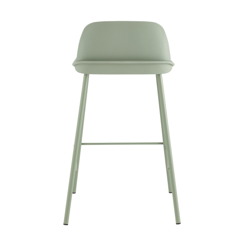 Стул полубарный Mist серо-зеленый 4 шт