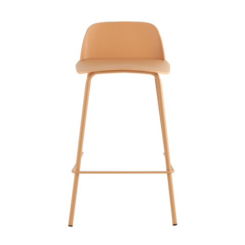 Стул полубарный Mist желтый