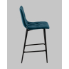 Стул полубарный Одди Diamond велюр синий