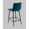 Стул полубарный Одди Diamond велюр синий