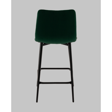Стул полубарный Одди Diamond велюр темно-зеленый