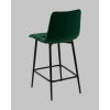 Стул полубарный Одди Diamond велюр темно-зеленый