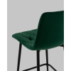 Стул полубарный Одди Diamond велюр темно-зеленый