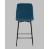 Стул полубарный Одди велюр синий
