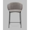 Стул полубарный Тисдейл букле серый