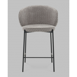 Стул полубарный Тисдейл букле серый