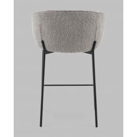 Стул полубарный Тисдейл букле серый