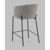Стул полубарный Тисдейл букле серый