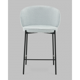 Стул полубарный Тисдейл букле светло-голубой