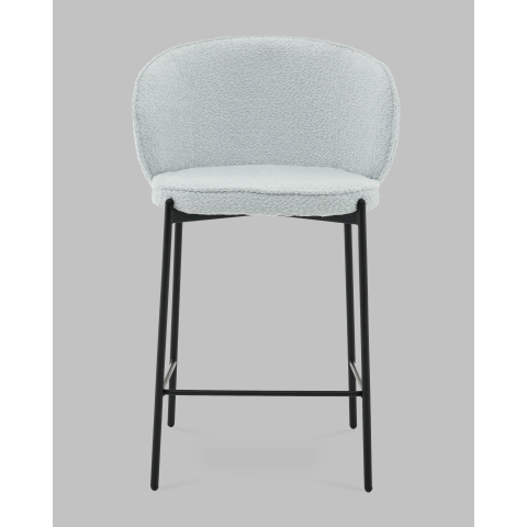 Стул полубарный Тисдейл букле светло-голубой