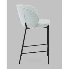 Стул полубарный Тисдейл букле светло-голубой