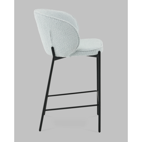 Стул полубарный Тисдейл букле светло-голубой