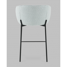 Стул полубарный Тисдейл букле светло-голубой