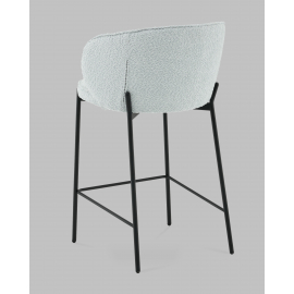 Стул полубарный Тисдейл букле светло-голубой