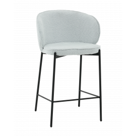 Стул полубарный Тисдейл букле светло-голубой