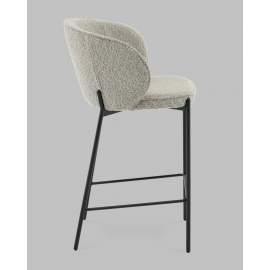 Стул полубарный Тисдейл букле светло-зеленый