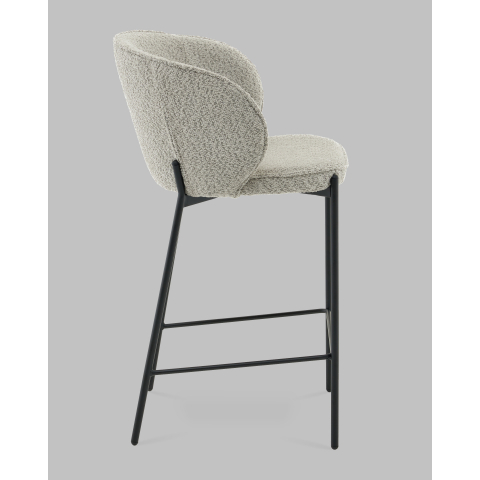 Стул полубарный Тисдейл букле светло-зеленый