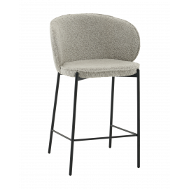 Стул полубарный Тисдейл букле светло-зеленый