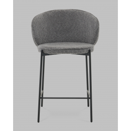 Стул полубарный Тисдейл букле темно-серый