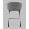 Стул полубарный Тисдейл букле темно-серый