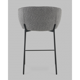 Стул полубарный Тисдейл букле темно-серый