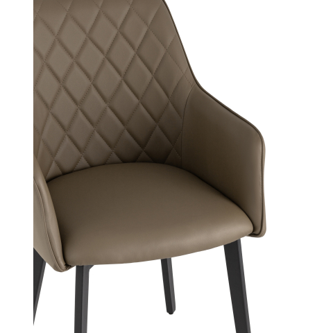 Стул Прайм экокожа коричневая