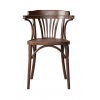 Венский стул Роза цвет орех 323 с подлокотниками