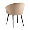 Стул с подлокотниками Codo велюр капучино