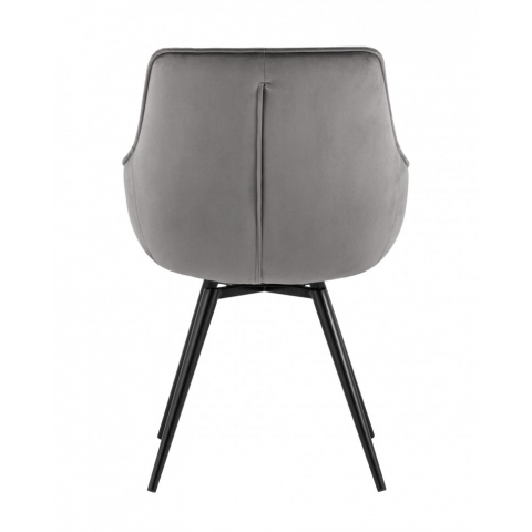 Стул вращающийся Сеул велюр тёмно-серый