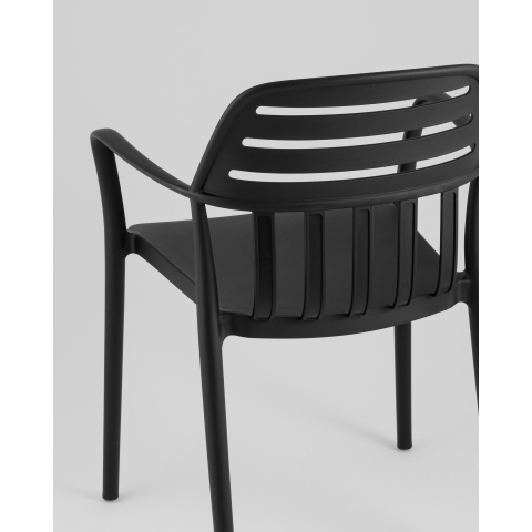 Кресло Siena пластик черный