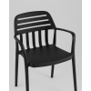 Кресло Siena пластик черный
